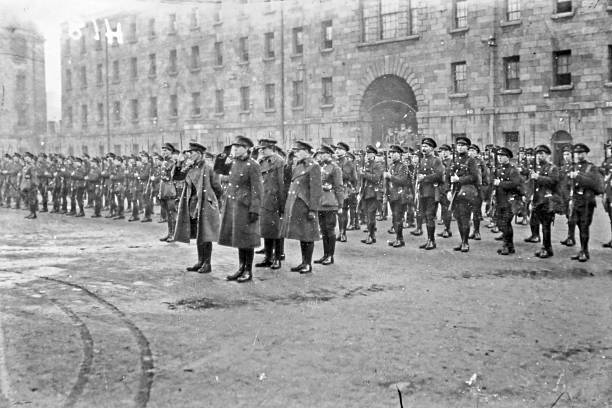 British Troops Leaving Ireland Irish National Army Troops 1922 Old Ireland Photo