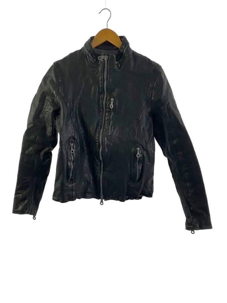 Isamu Katayama Backlash Leather Jacket Blouson/M/Cowhide/Blk/1447-06 3370