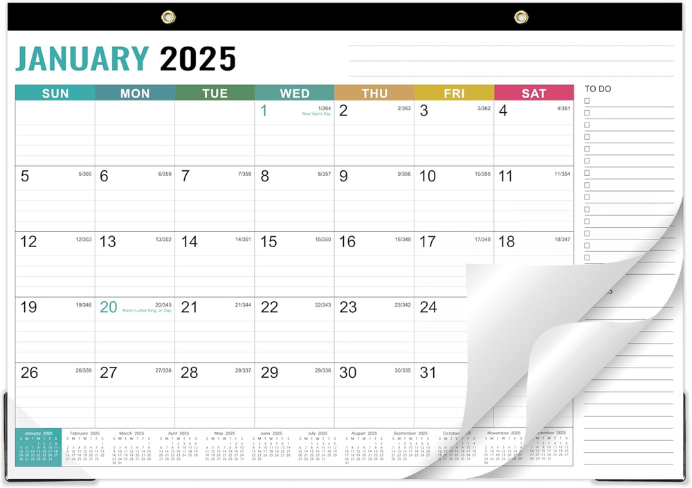 2025 Desk Calendar - Desk Calendar 2025, January 2025 - December 2025, 12 Monthl