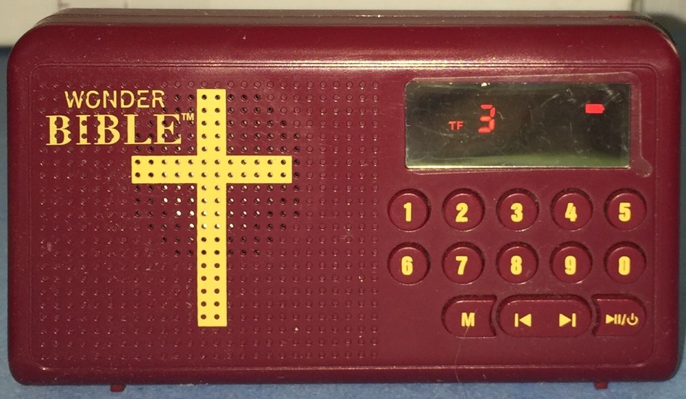 Wonder Bible Audio Electronic Player Old Testament King James Version KJV