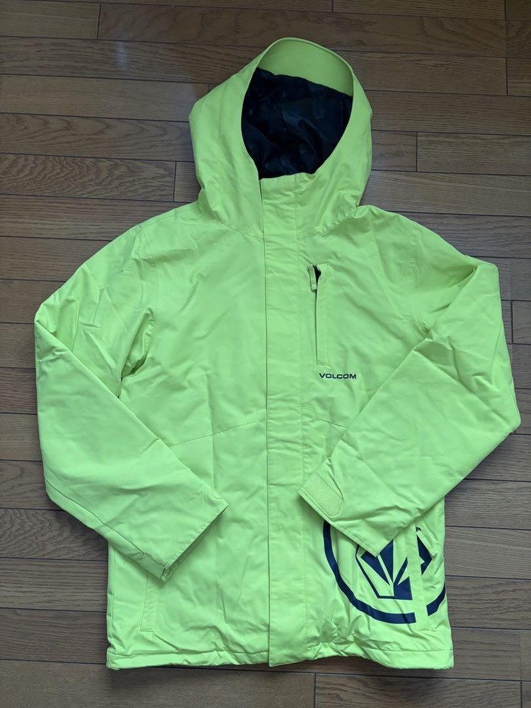 Volcom  Snowboard Jacket Mens Size S Yellow