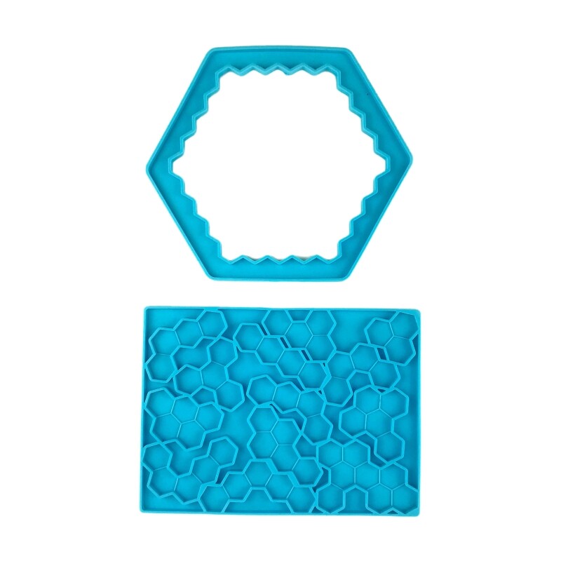 Honeycomb UV Crystal Epoxy Resin Puzzle Mold for Kids DIY Craft
