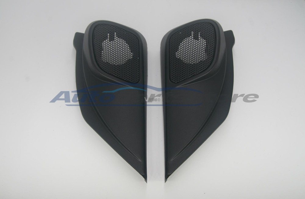 Car Pair Door Tweeters Speakers Cover Panel Trim For Honda CRV CR-V 2012-2015