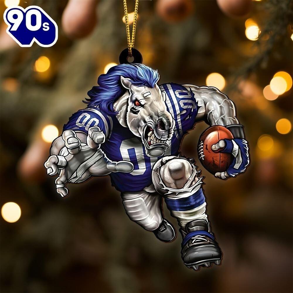 Indianapolis Football Team Colts Christmas Ornament  American Football Ornament