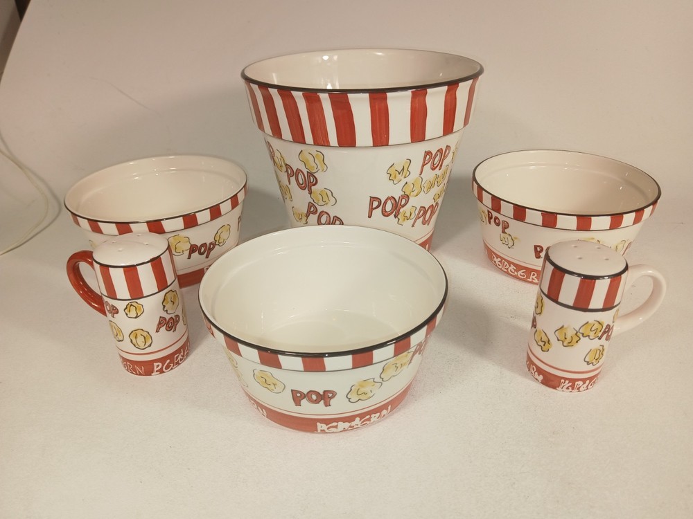 Popcorn Piece Family Set Kitchen Prep 101 by Tabletops Unlimited