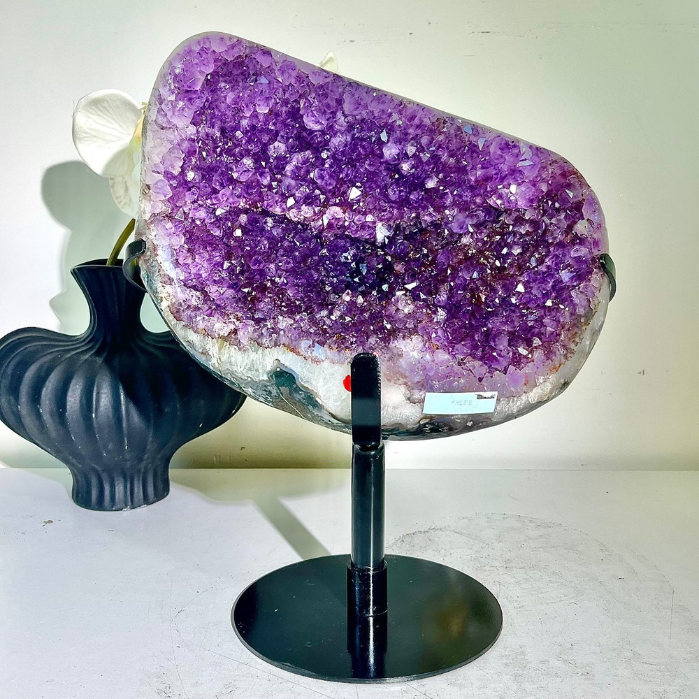 19.65LB Natural amethyst, quartz ore body Uruguayan amethyst crystal block
