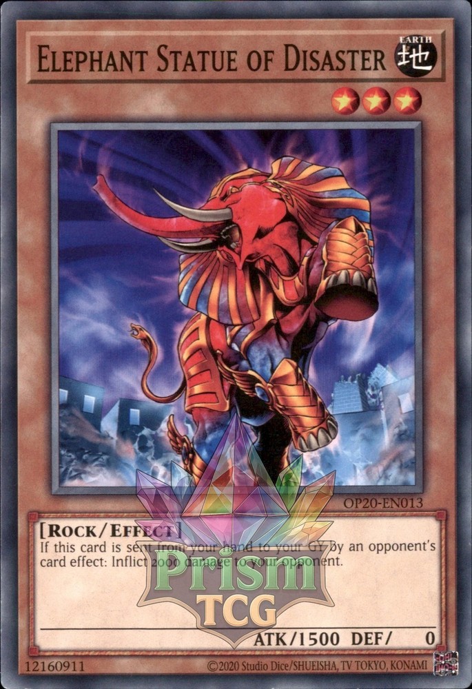 Elephant Statue of Disaster OP20-EN013 Yugioh