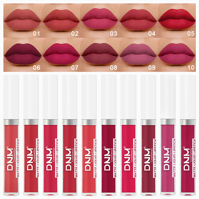 Waterproof Matte Liquid Lipstick Long-Lasting Lip Gloss Stain in 19 Shades