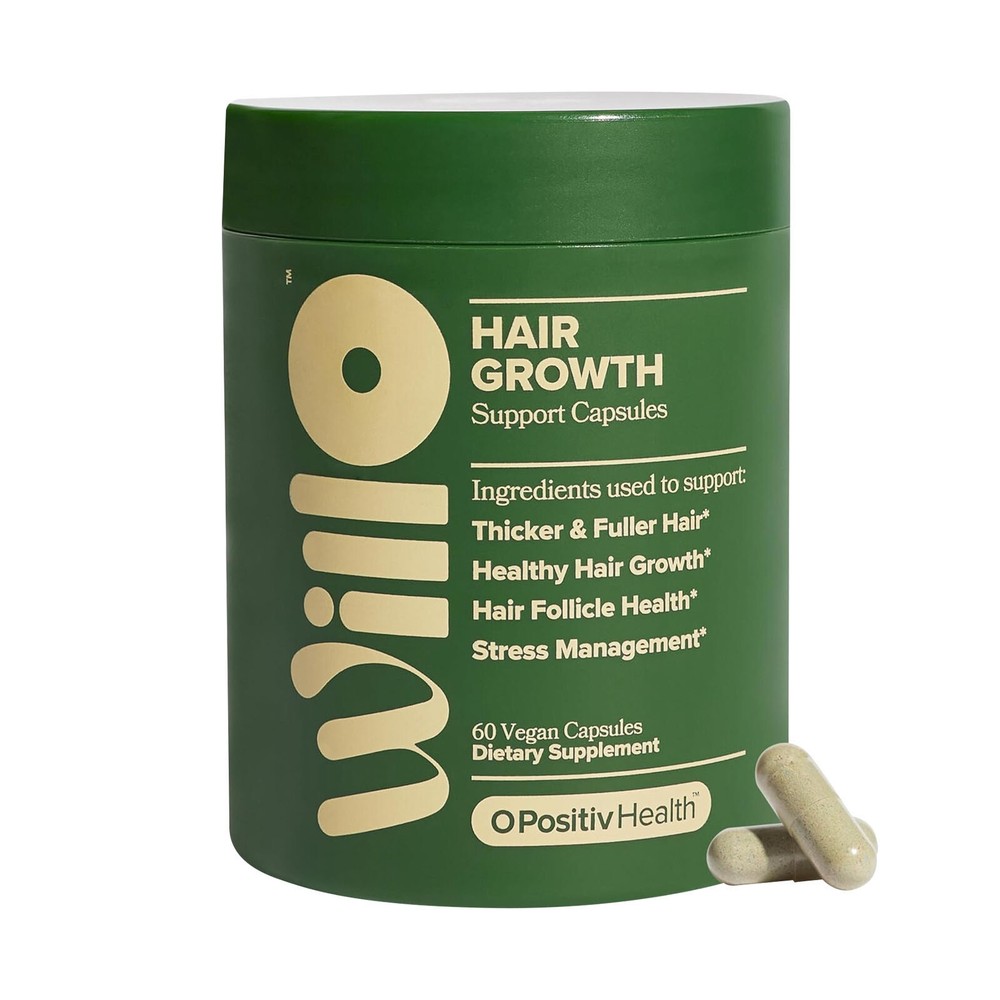 Opositiv Health Willo Hair Growth Support Vitamin Capsules