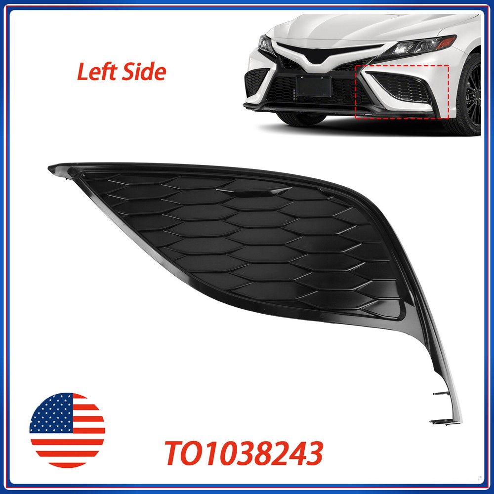 2021-2023 Toyota Camry XSE SE Matte Black Front Left Bumper Fog Cover