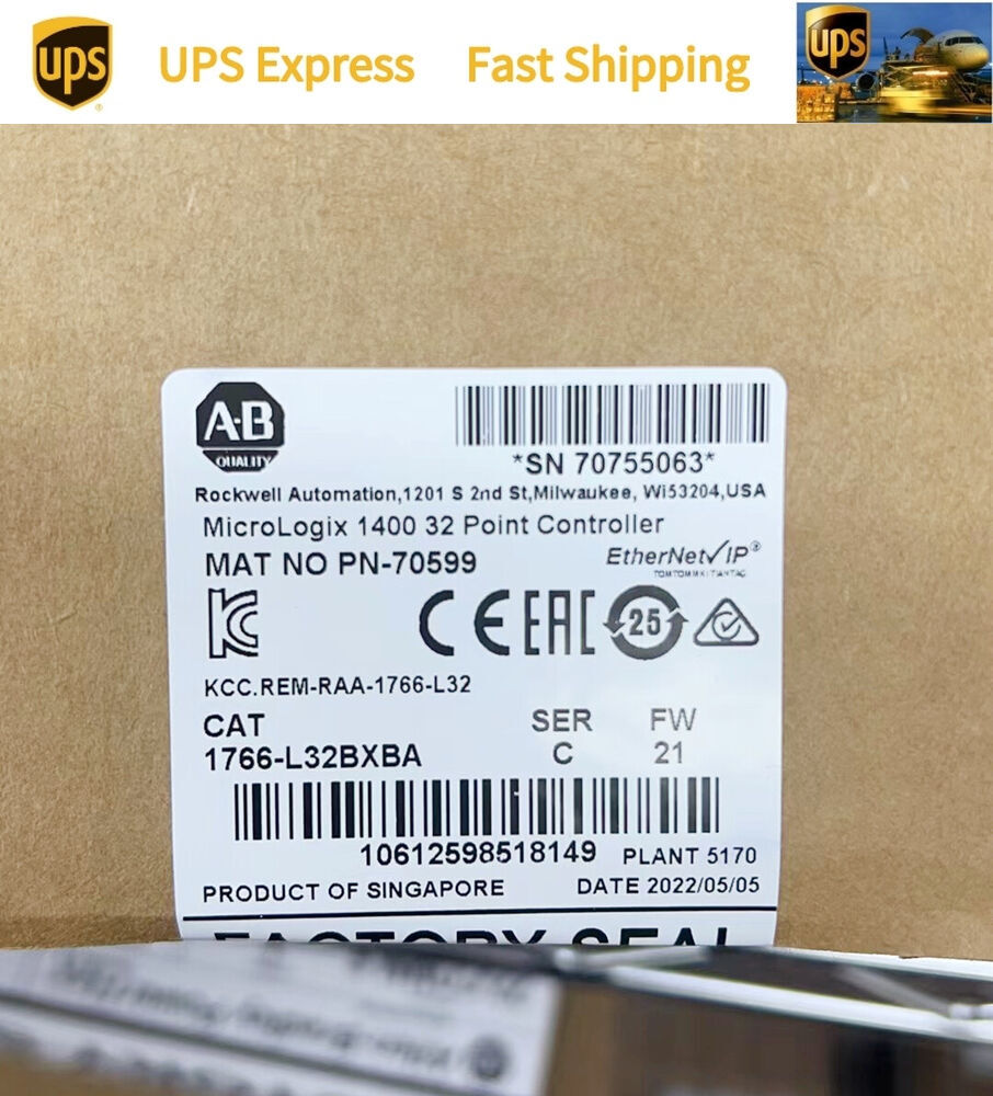1766-L32BXBA New Factory Sealed AB 1 YEAR WARRANTY FAST DELIVERY 1PCS VERY GOOD-image