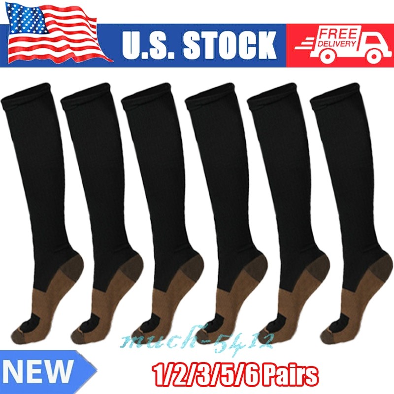 Wholesale Compression Socks 20-30mmHg Graduated Support Mens Womens S-XXL