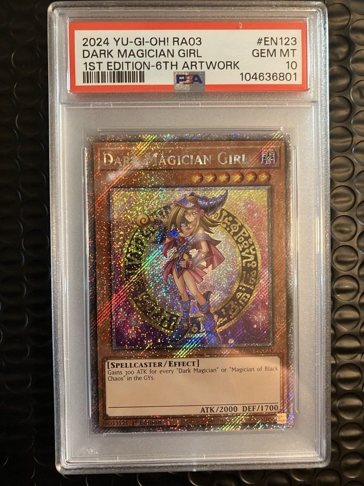 Dark Magician Girl Platinum Secret Rare 1st Edition RA03-EN123 Quarter Century Bonanza