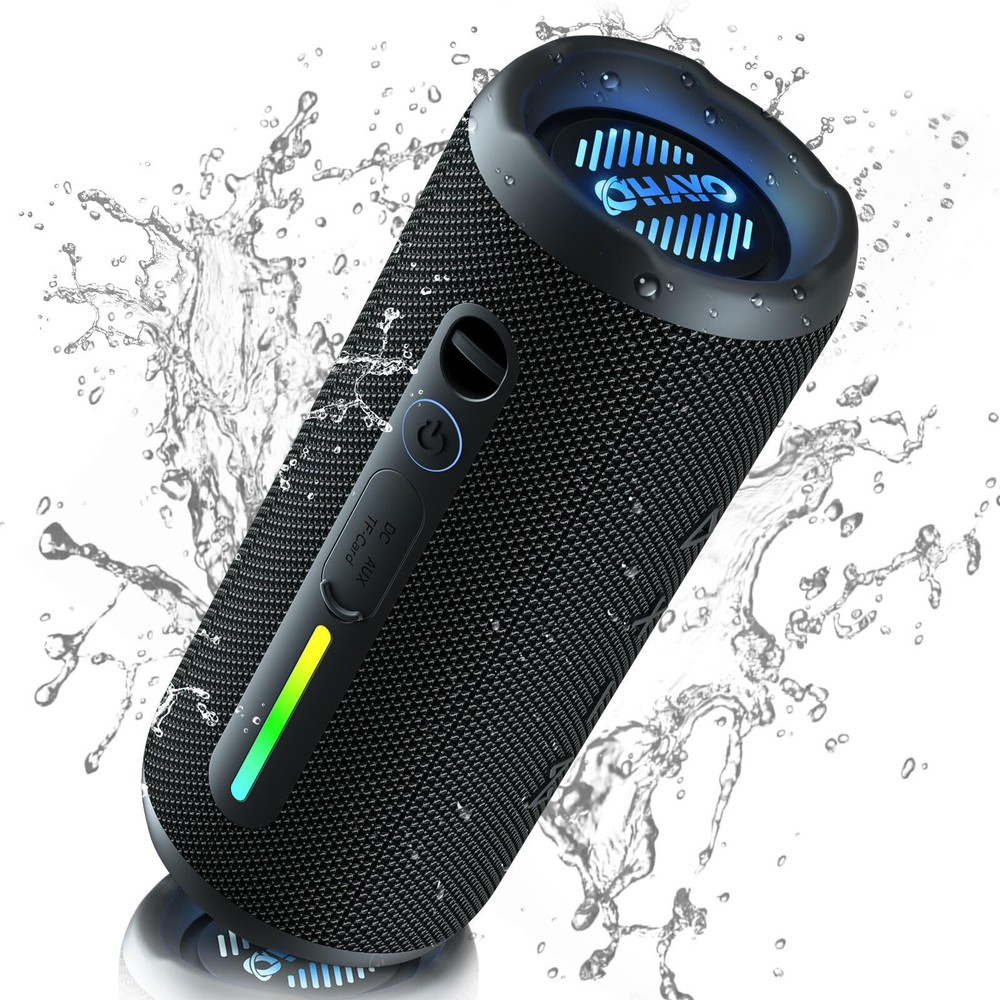 Portable Bluetooth Speaker with 24W Loud Sound IPX7 Waterproof Wireless Bass