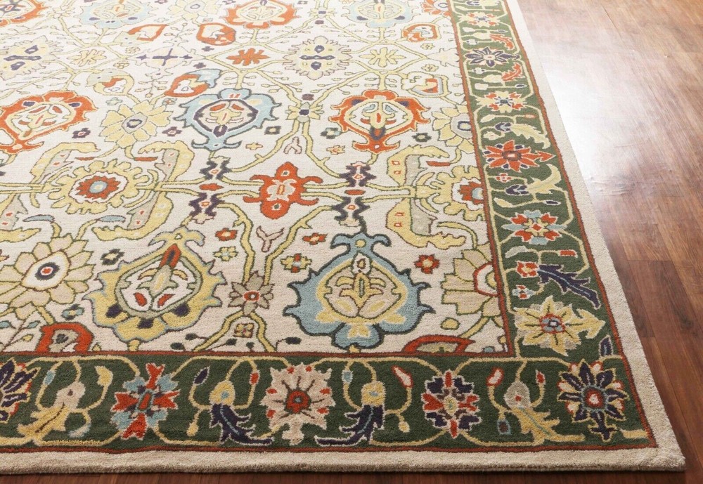 New Catherine Multi Traditional Oriental Style Handmade Tufted 100% Woolen Rugs