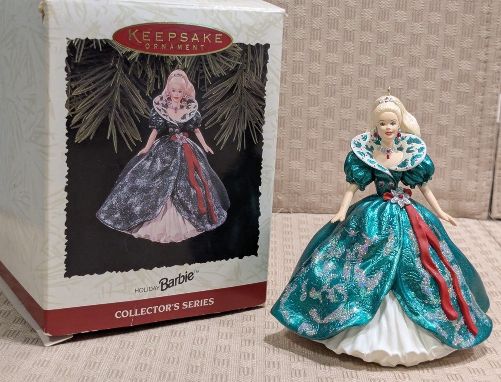 Vintage 1995 Hallmark Holiday Barbie Keepsake Ornament Collector Series