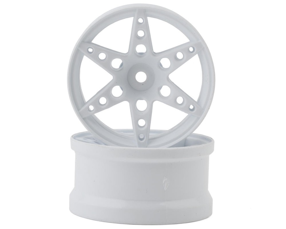 Sideways RC SRC R1 Multi-Spoke Nylon Drift Wheels (White) (2)