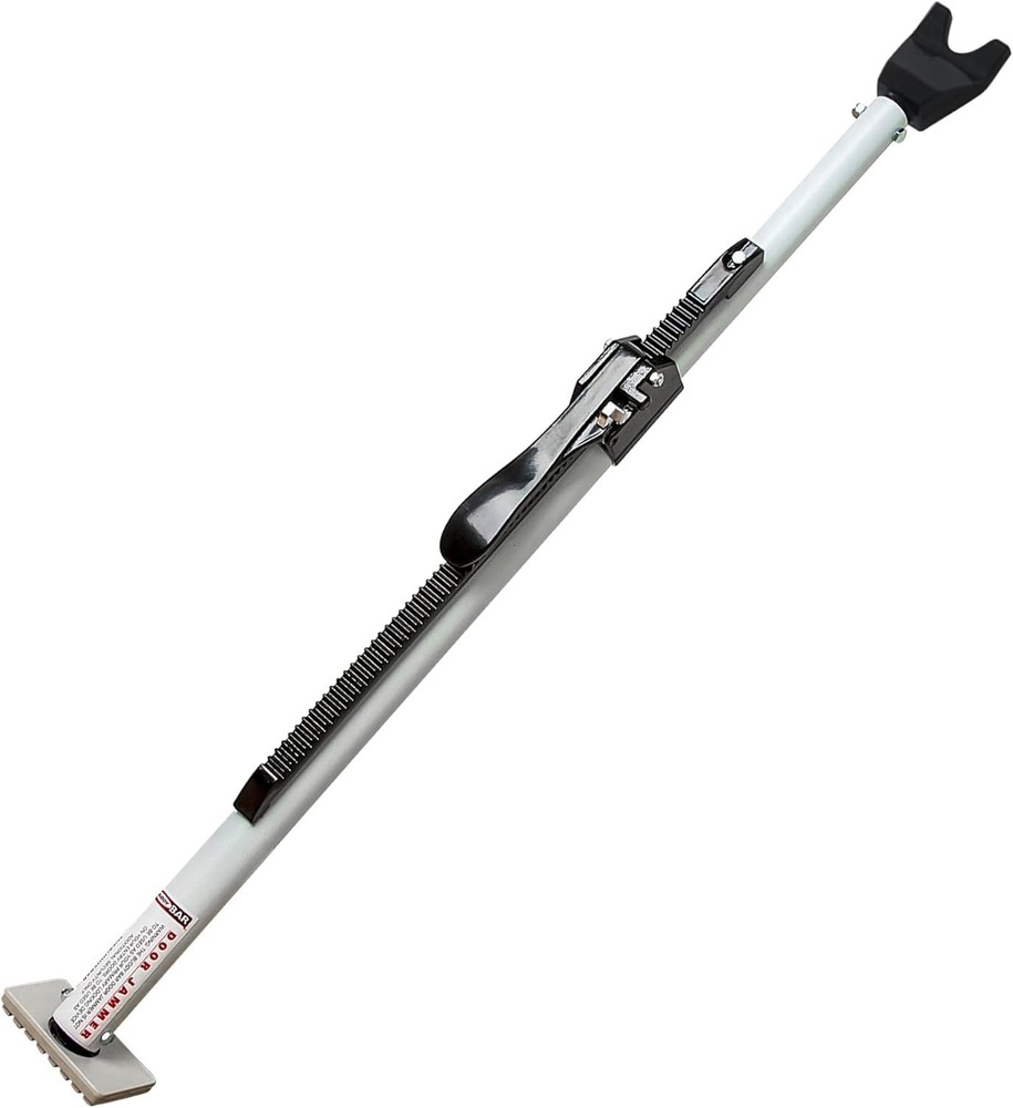 Door Jammer Security Bar, Adjustable 36-51 Inches, for Home & Travel Safety