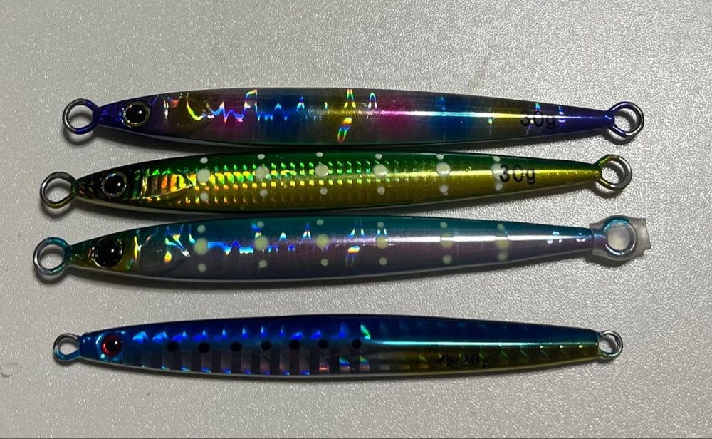 JACKALL Metal Jig Set 30g x3 + 22g Bonus, Near Mint, Fishing Lure, Hard Bait