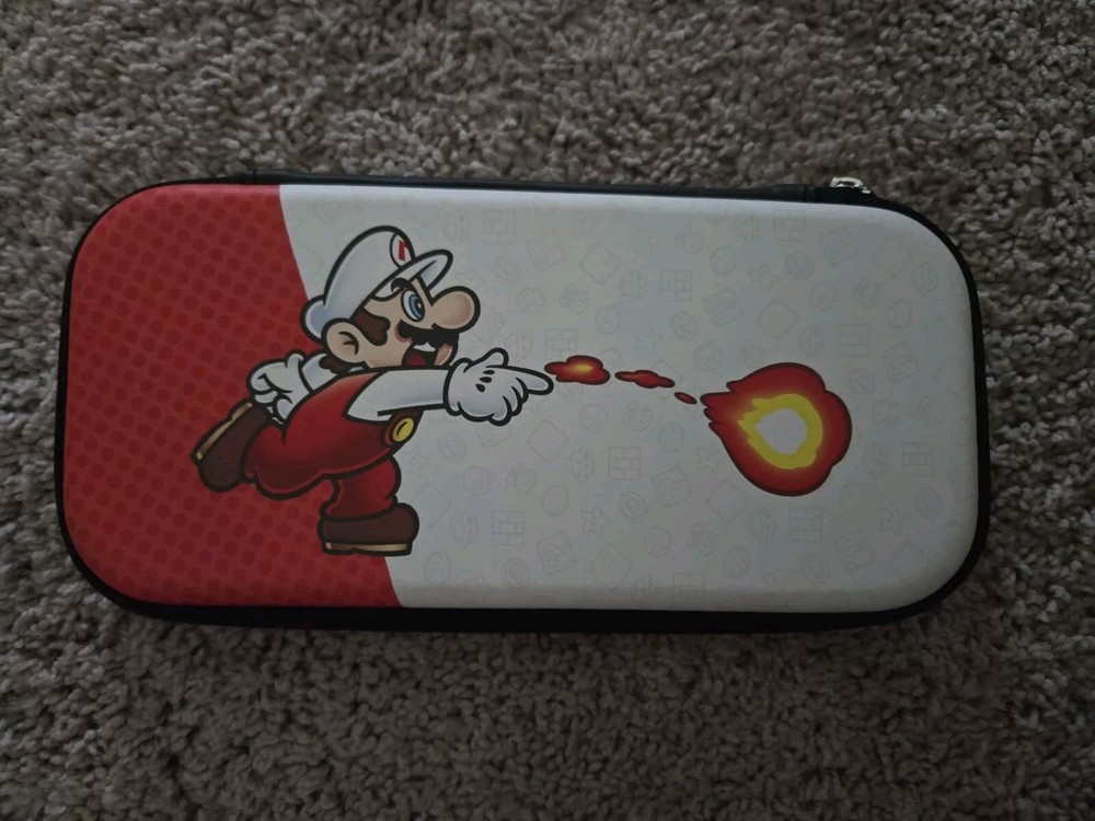 Nintendo Switch & Switch Lite Premium Super Mario Fireball Vault Carrying Case