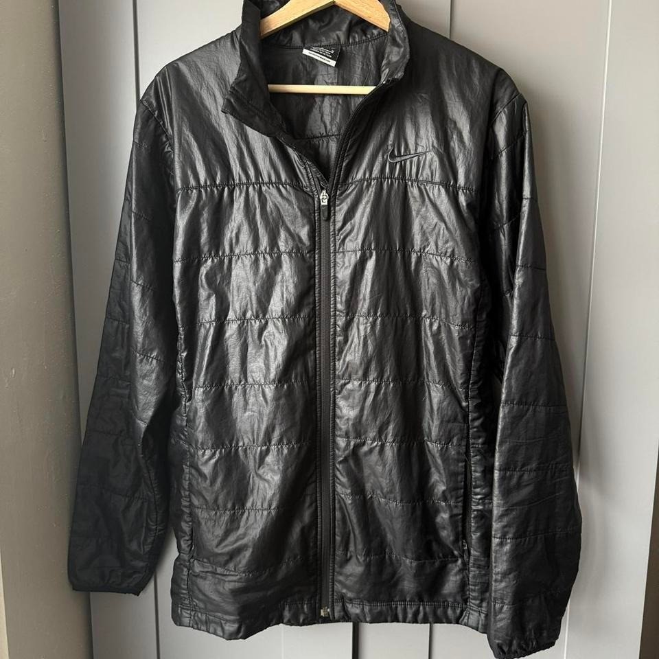 NIKE Golf Black Lightweight Puffer Jacket Size M