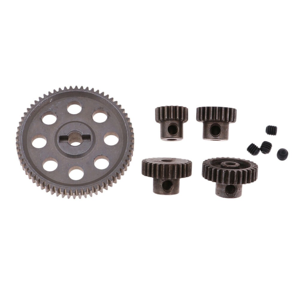 1/10 Durable Metal Spur Differential Gear 64T Motor Pinion Cogs For HSP RC Car