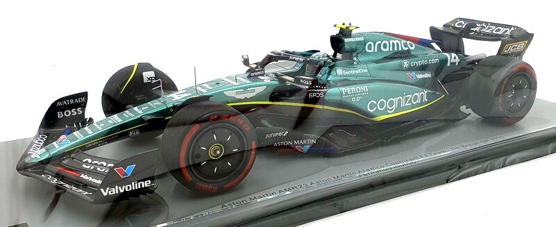 Spark 1/18 Scale Aston Martin AMR23 F1 British GP 2023 Alonso #14 Model