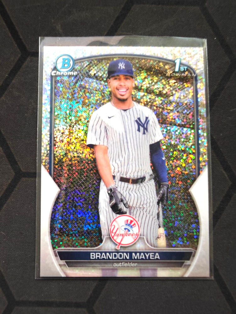 2023 Bowman Chrome Baseball Mini Diamond 1st RC Brandon Mayea 243/299