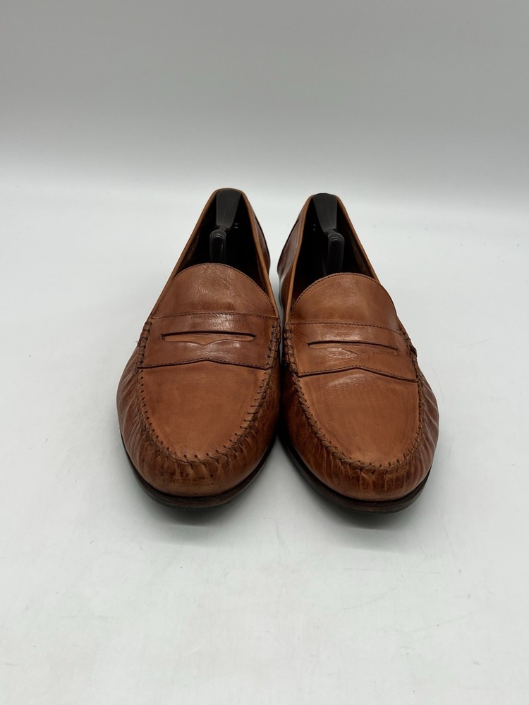Allen Edmonds Mustique Men's Sz 13 Brown Leather Loafers Casual Dress Shoes.