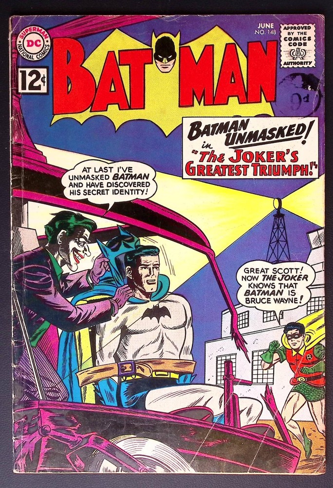Batman #148 (1962) DC Silver Age Joker Cover GD/VG