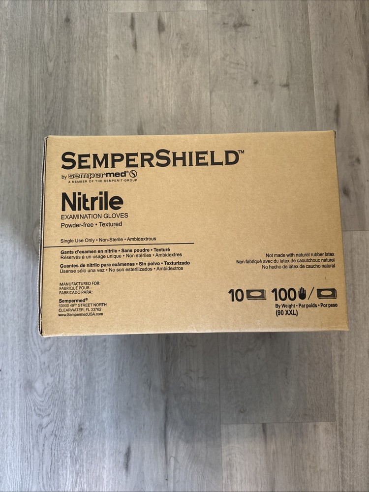Sempermed Nitrile Gloves XXL Powder-Free Case of 900