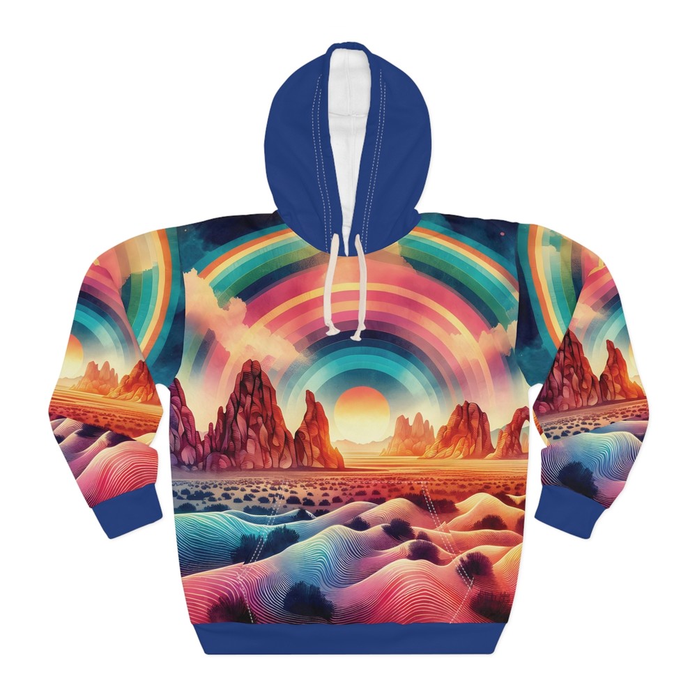 Mojave Desert All Over Print Hoodie Adventure Travel Outdoor Apparel Art Design