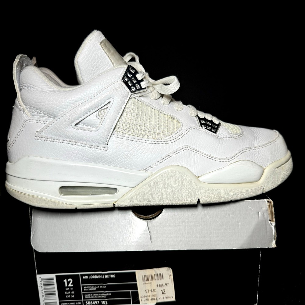 Size 12 - Nike Air Jordan 4 Retro Pure Money 2006 Men's Shoes - Ships Now