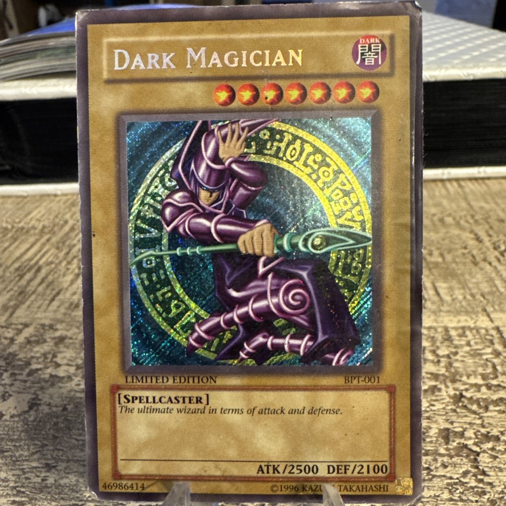 YuGiOh Dark Magician BPT-001 2002 Limited Edition Collectors Tin MP Near Mint