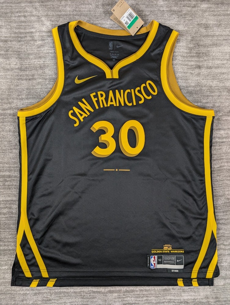 Camiseta Nike Swingman Golden State Warriors Stephen Curry City Edition Talla XL