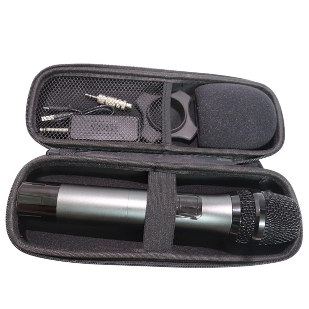 Wireless Microphone Hard Carrying Case for Wired Handheld Dynamic Mics