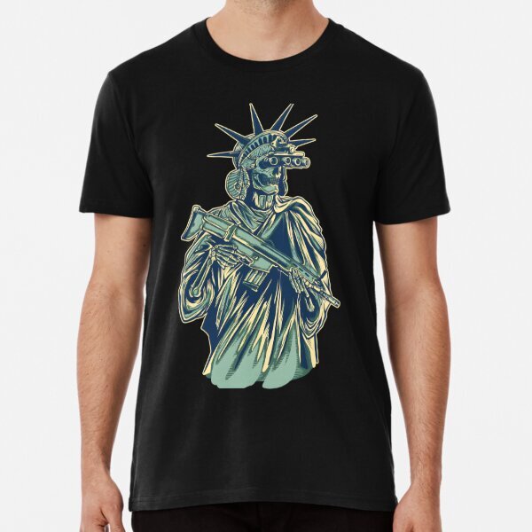 The Tacticool Lady Liberty Design For Men Women T-Shirt S-5XL