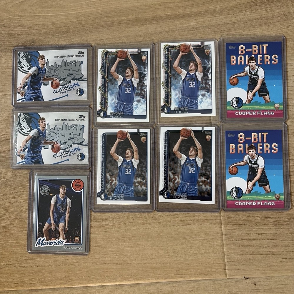 2025 Topps Basketball Cooper Flagg 201 Lot 9