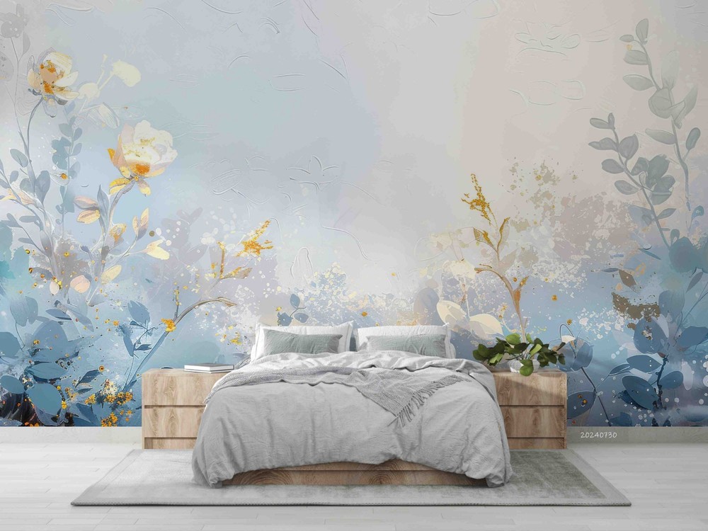 3D Flowers Plants Oil Painting Wall Murals Wallpaper Murals Wall Sticker 28