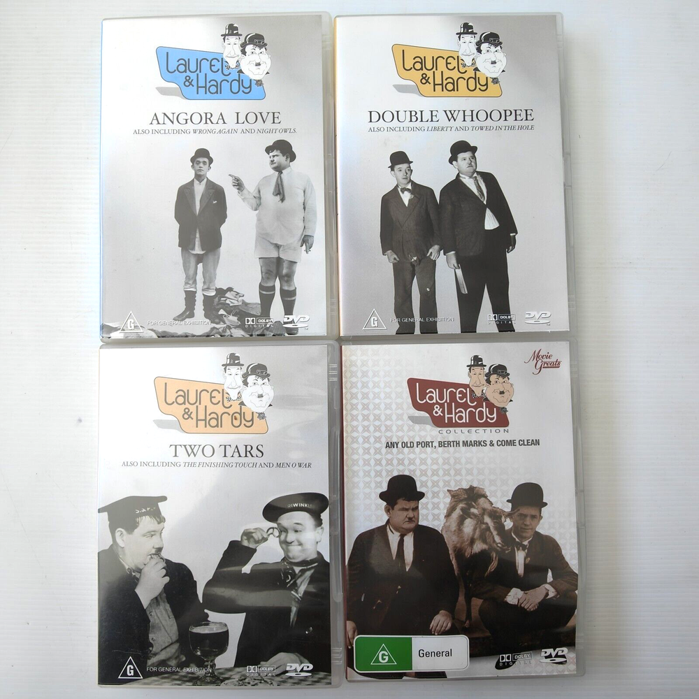 LAUREL AND HARDY DVD Bundle X4 British Sitcom Comedy Drama ! Region 4 Like New