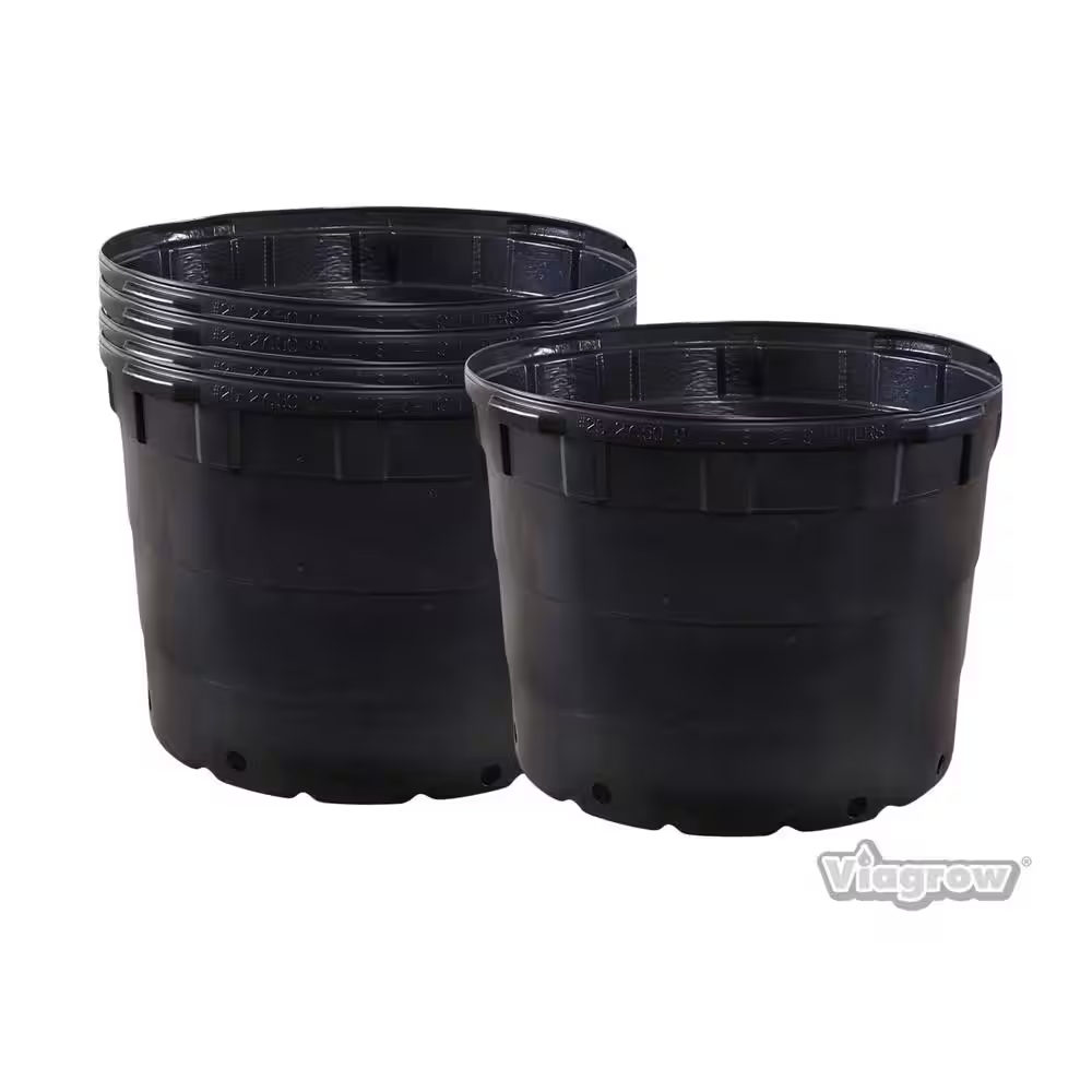25 Gal. Plastic round Nursery Pots - 25.14 Actual Gallons / 95.17 Liters / 24 In