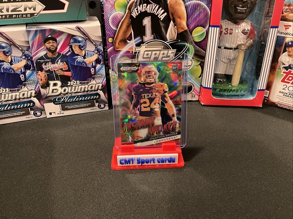 2024 Panini Prizm Draft Picks Instant Impact Rookie Card #II-JB Jonathan Brooks Texas Longhorns Football RC