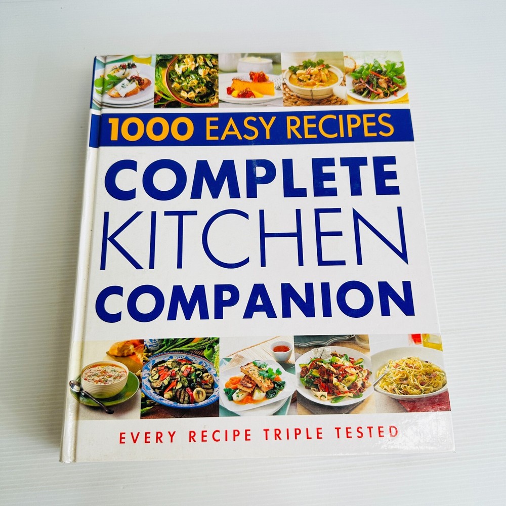 1000 Easy Recipes Complete Kitchen Companion Hardcover Large Cookbook Book