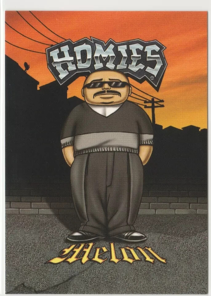 Melon #42 Homies Swap Cards 2004 NECA Lowrider Chicano Barrio East LA