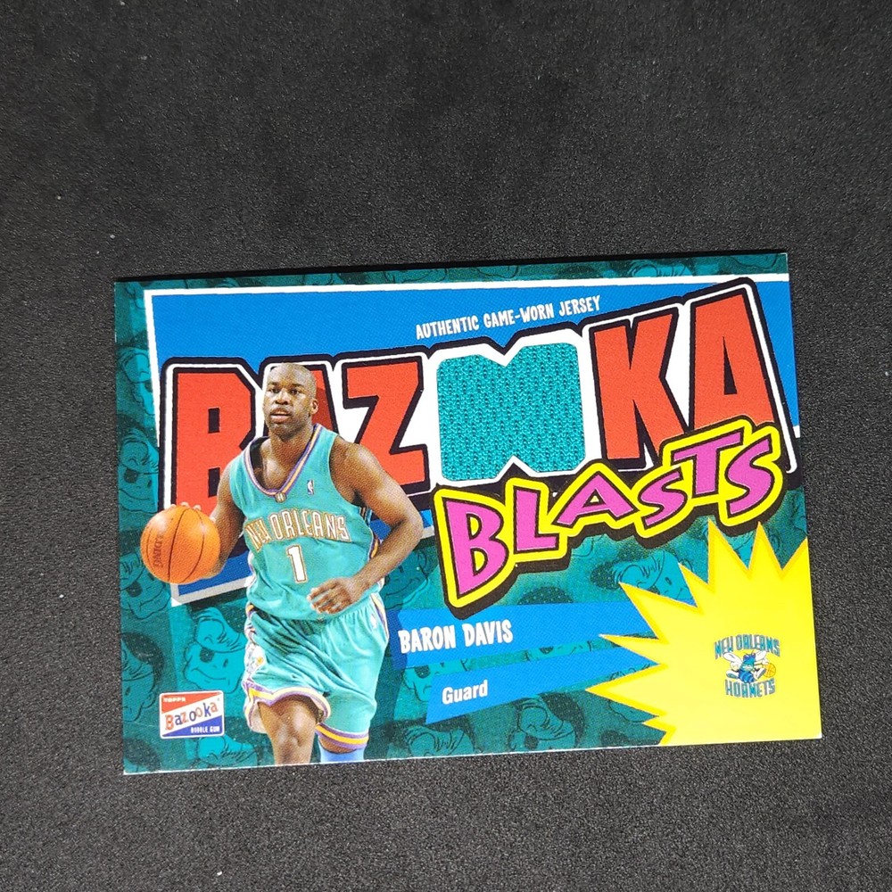 2003-04 Topps Bazooka Baron Davis Bazooka Blasts Game Used Jersey Patch #BB-BD