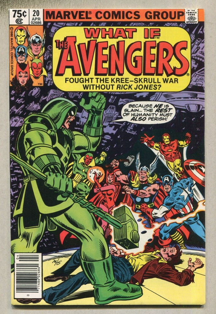 Avengers vs Kree-Skrull War Without Jones Issue 20 VF NM Marvel Silver Age