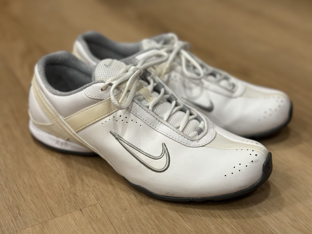 Size 6 - Nike Air Cardio III Low White Womens Running shoes