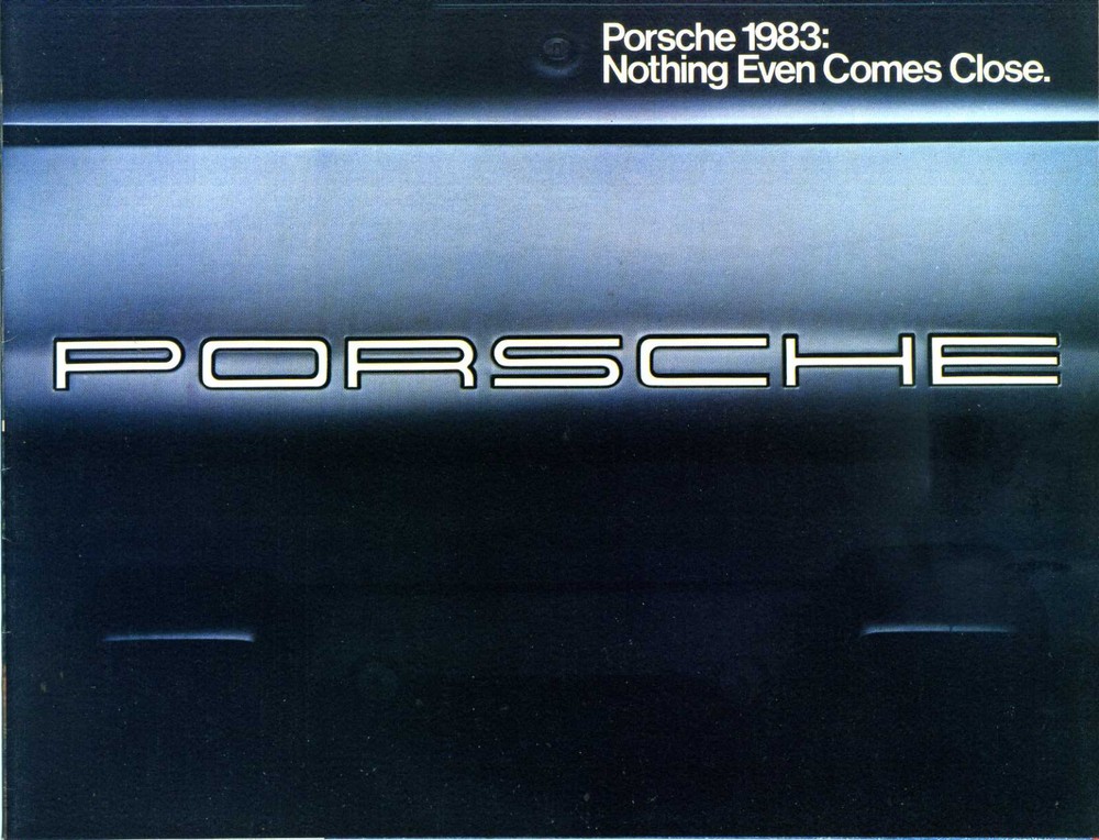 1983 Porsche Audi Dealer Sales Brochure Catalog