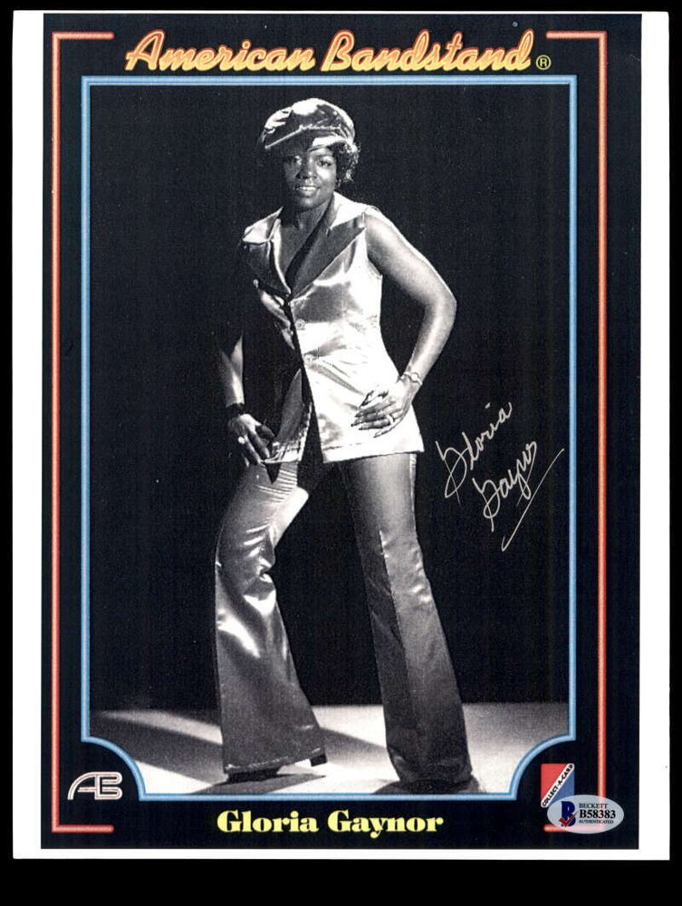 Gloria Gaynor BAS Beckett Coa Signed 9x11 Photo Autograph