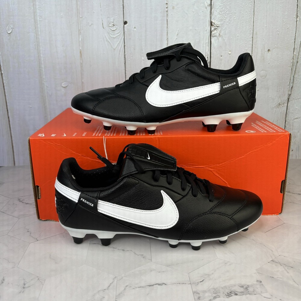 Nike Premier III 3 FG Black White Mens Size 6.5 Soccer Cleats AT5889-010 New